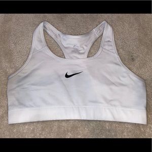 White Nike Sports Bra